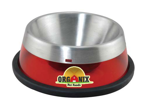 Organix Pet Food dog bowl brand extension