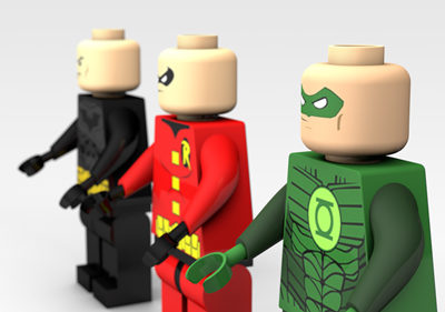 3D Modeled Lego Figures